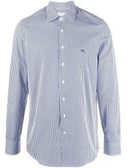 ETRO striped long-sleeve shirt