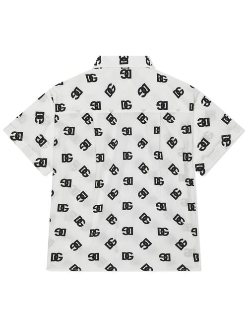 Dolce & Gabbana Kids logo-print short-sleeved shirt