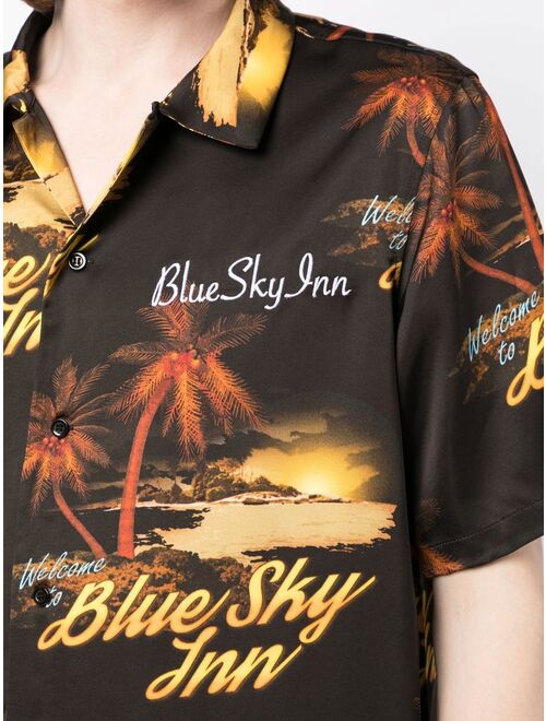 BLUE SKY INN graphic print short-sleeve shirt
