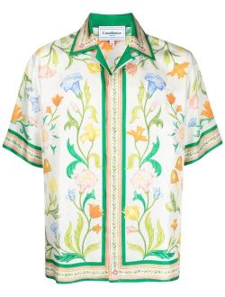Casablanca LArche Fleure printed silk shirt