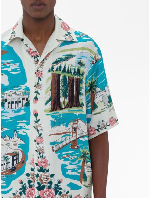 AMIRI California Hawaiian-print shirt