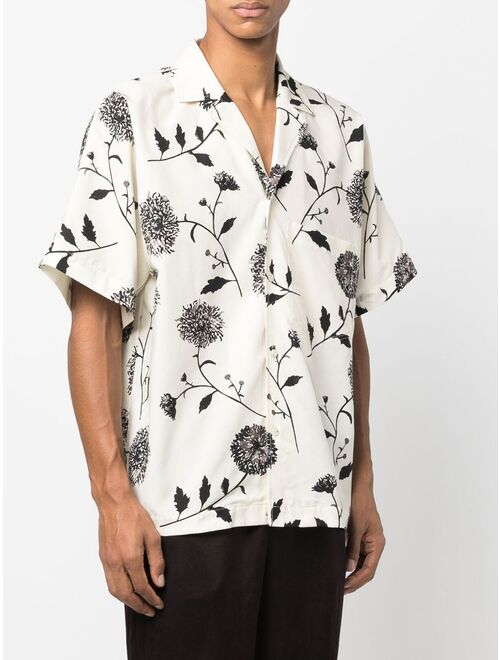 Nanushka floral-print short-sleeve shirt