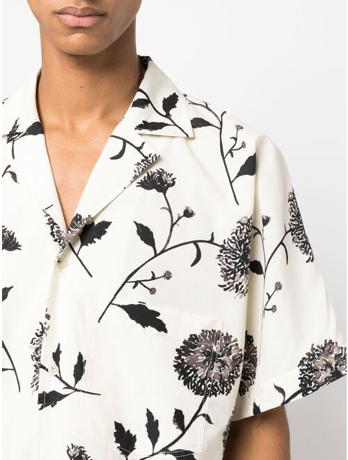 Nanushka floral-print short-sleeve shirt