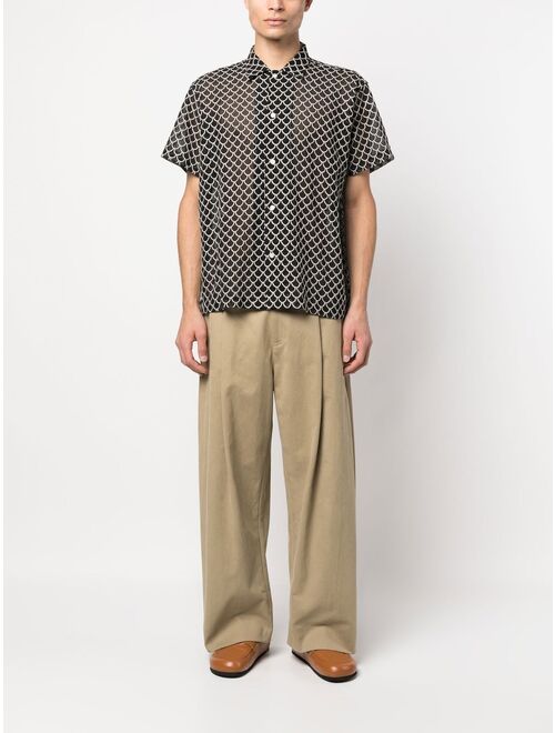 BODE all-over graphic-print shirt