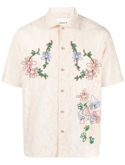 Andersson Bell floral-embroidered lace shirt