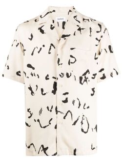 Soulland Orson abstract-print shirt