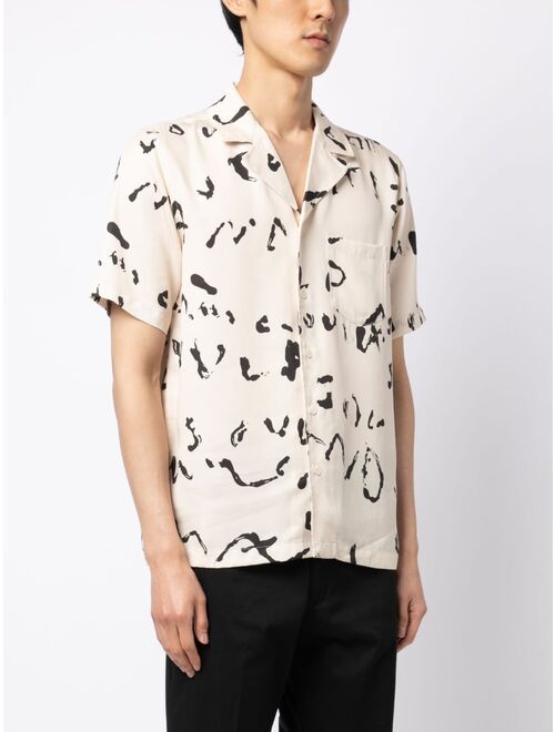 Soulland Orson abstract-print shirt