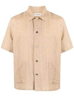 OUR LEGACY Elder checked short-sleeve shirt