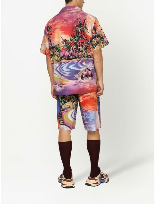 Dolce & Gabbana graphic-print short-sleeve shirt