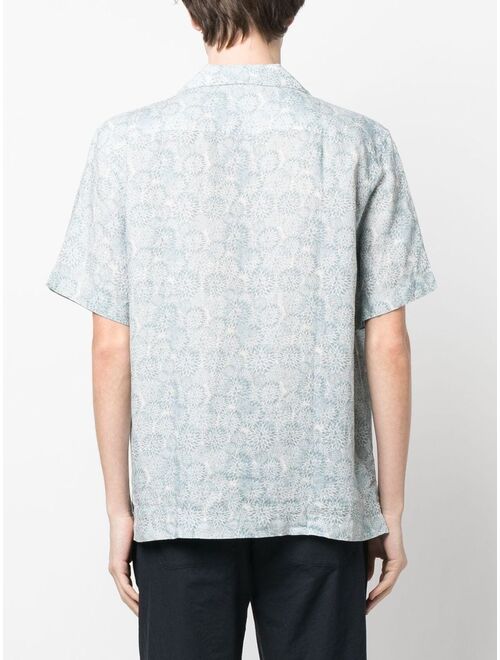 Frescobol Carioca floral-print linen shirt