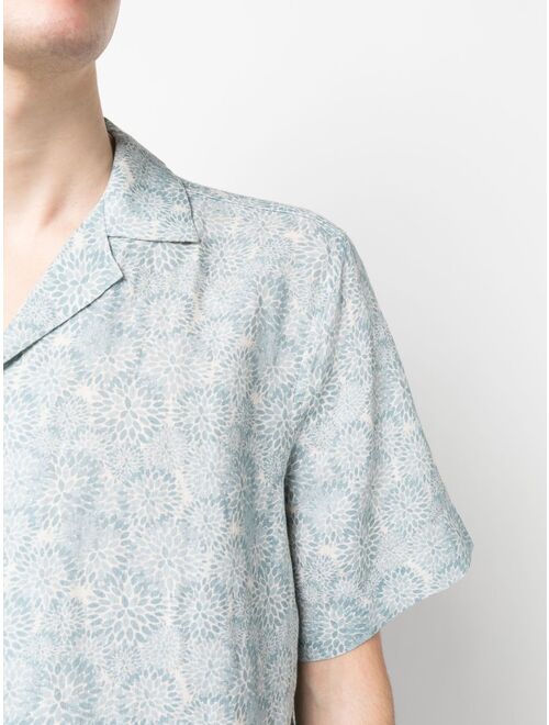 Frescobol Carioca floral-print linen shirt