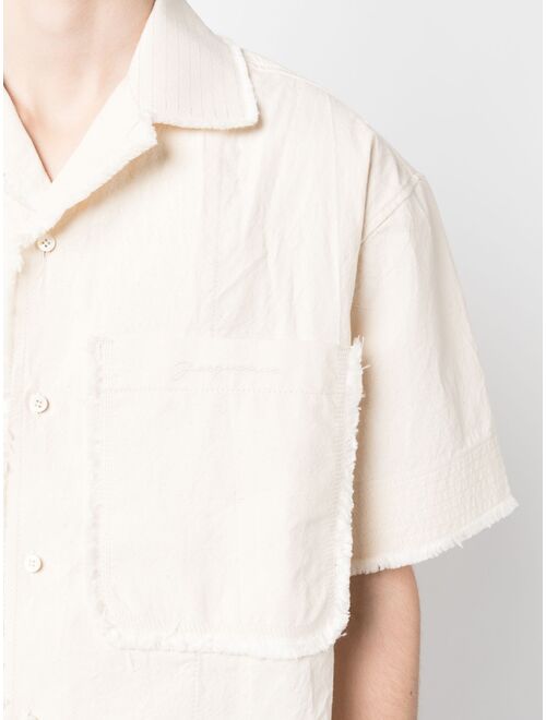 Jacquemus Artichaut frayed-edge shirt