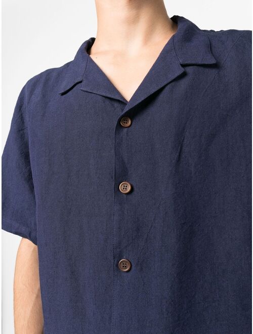 Marane camp-collar short-sleeved shirt