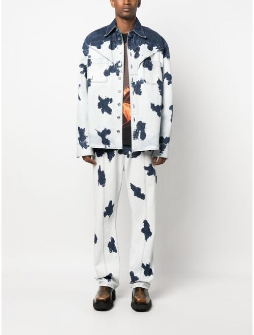 Namacheko bleached-effect cotton shirt