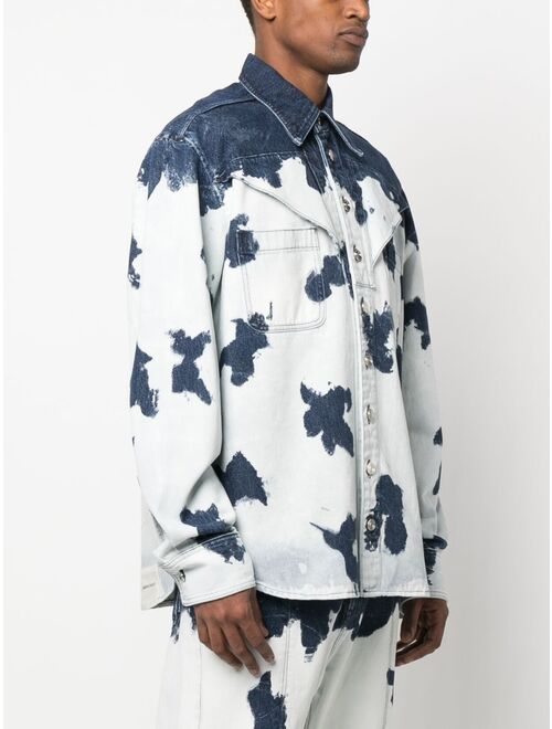 Namacheko bleached-effect cotton shirt