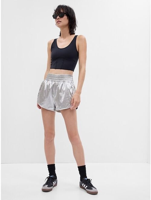 GapFit Recycled High Rise Running Shorts