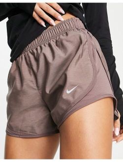 Running Tempo short in brown
