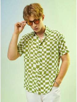 Men Checker Print Shirt