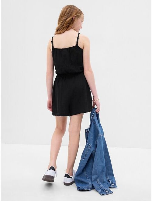 Gap Kids Crinkle Gauze Cutout Romper