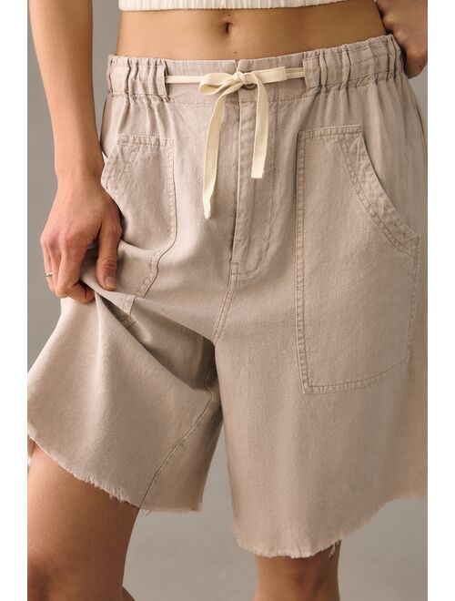 Pilcro Relaxed Wide-Leg Shorts