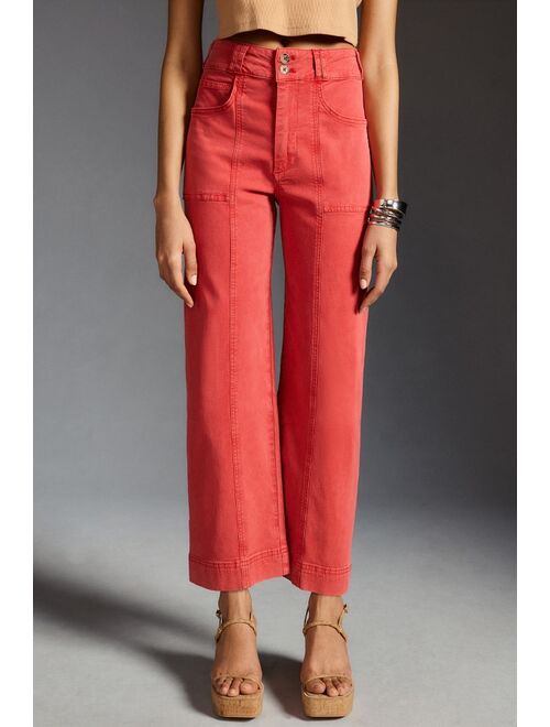 Pilcro High-Rise Pleated Pants