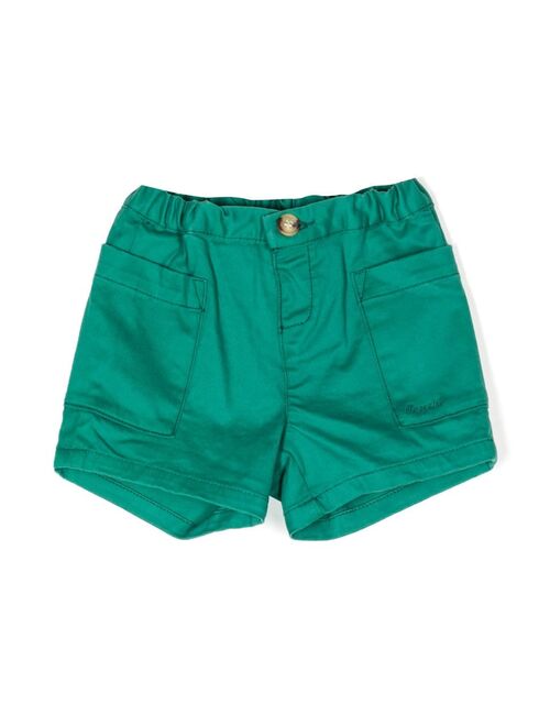 Bonpoint patch-pocket stretch-cotton shorts