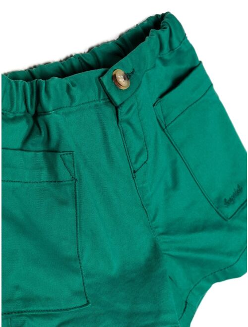 Bonpoint patch-pocket stretch-cotton shorts