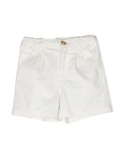 logo-patch chino shorts