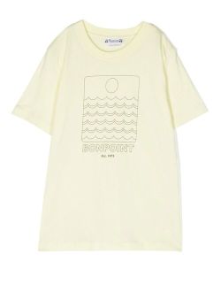 waves logo-print T-shirt