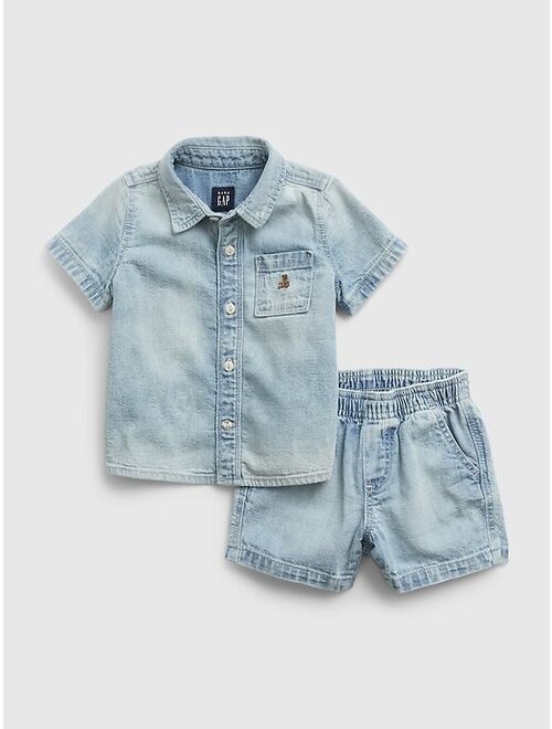 Gap Baby Denim Outfit Set with Washwell