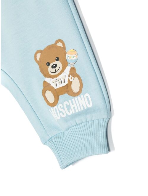 Moschino Kids Teddy-Bear print trousers