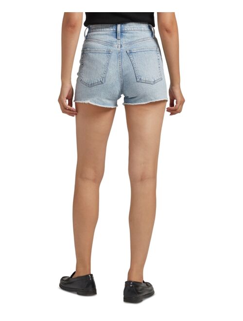 SILVER JEANS CO. Women's Highly Desirable High-Rise Denim Shorts