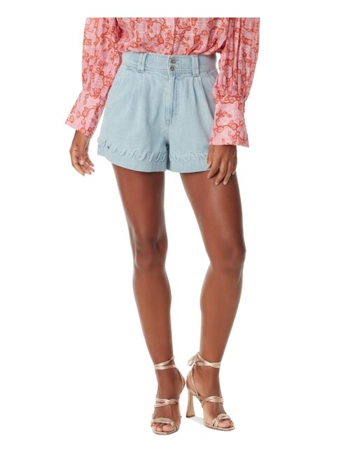 SAM EDELMAN Women's Elena High-Rise Relaxed Shorts