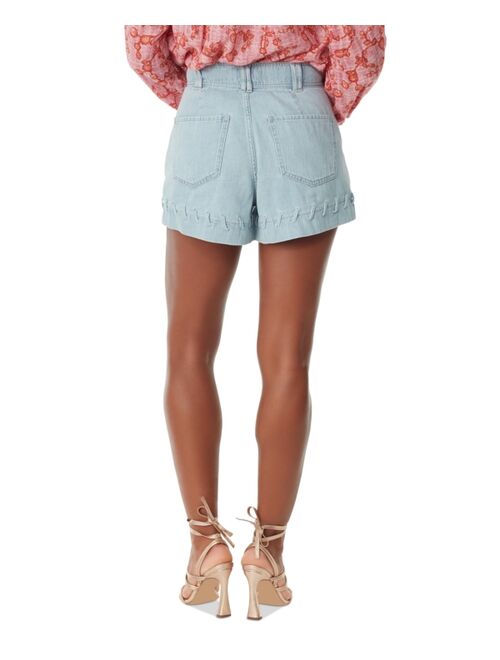 SAM EDELMAN Women's Elena High-Rise Relaxed Shorts