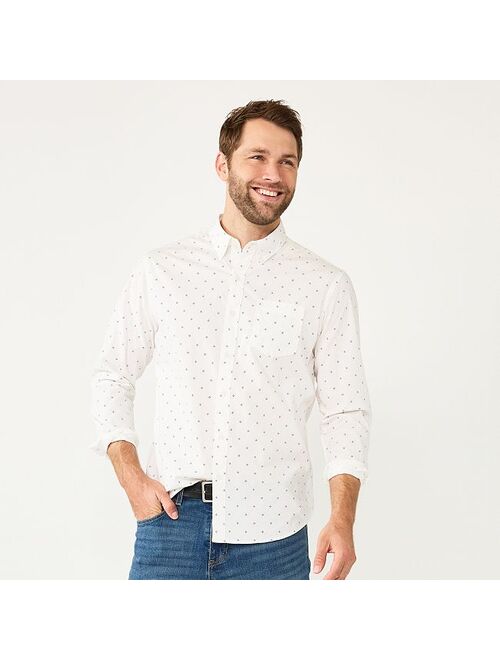 Men's Sonoma Goods For Life Perfect-Length Button-Down Shirt