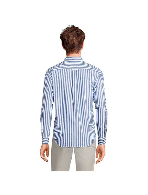 lands end Big & Tall Lands' End Traditional-Fit Essential Lightweight Poplin Shirt
