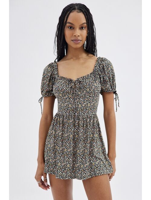 Urban Outfitters UO Jessa Floral Romper