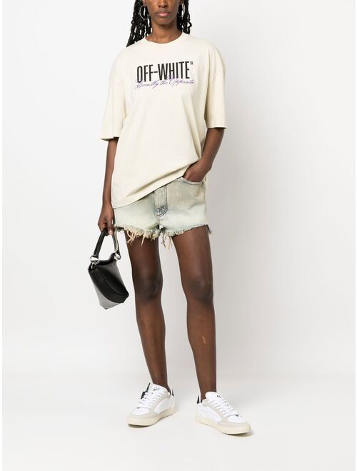 Off-White Laundry raw-hem shorts