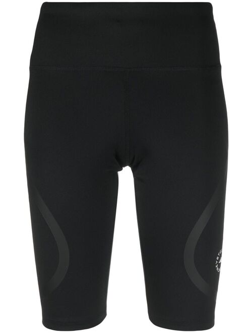 adidas by Stella McCartney logo-print cycling shorts