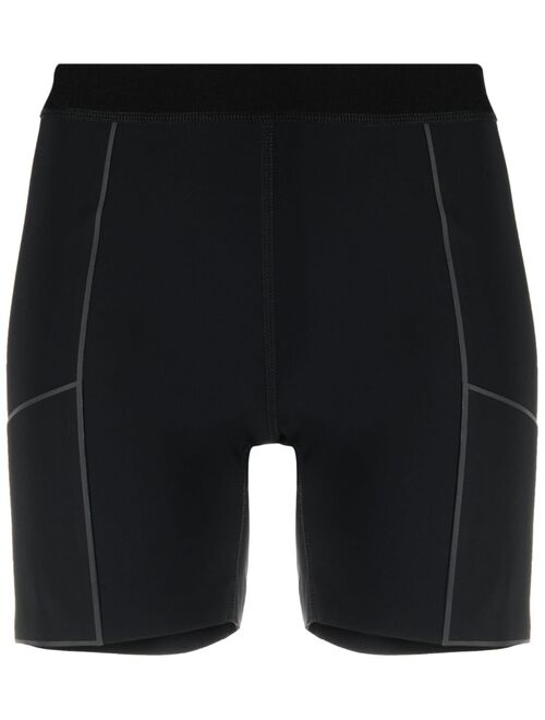 Coperni stretch-design mini shorts