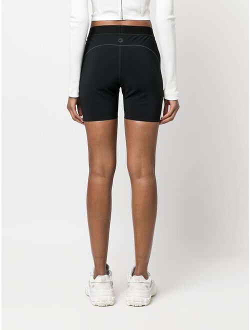Coperni stretch-design mini shorts