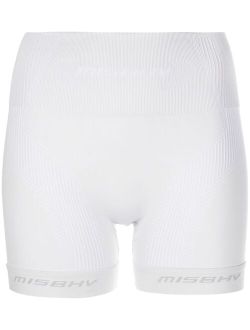 MISBHV logo band bike shorts