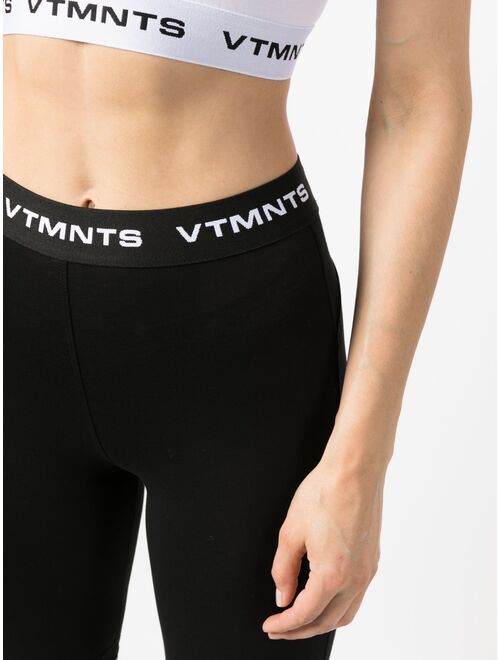 VTMNTS logo waistband biker shorts