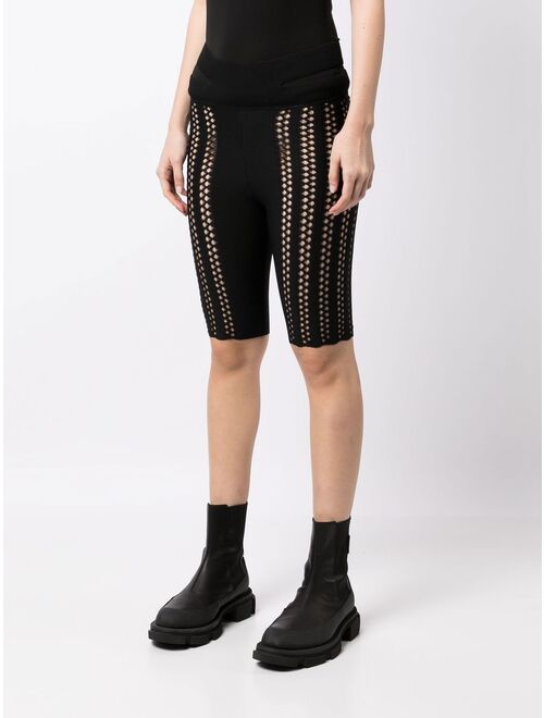 Dion Lee Column cut-out biker short