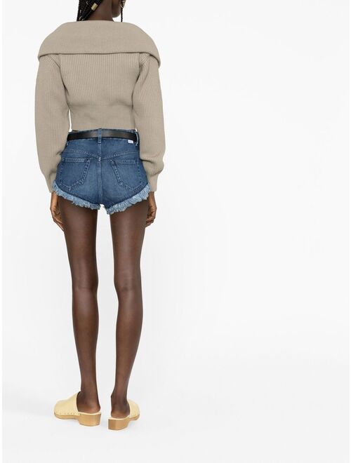 Isabel Marant MARANT ETOILE frayed-hem denim shorts