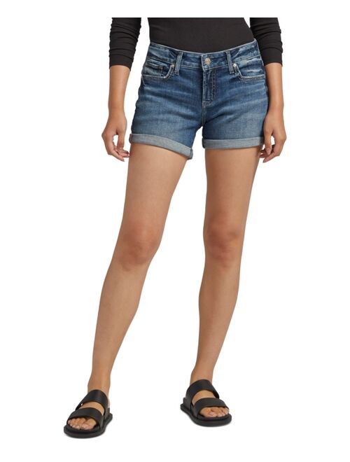 Silver Jeans Co. Women's Britt Low-Rise Denim Shorts