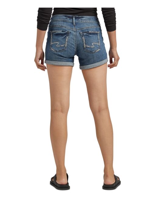 Silver Jeans Co. Women's Britt Low-Rise Denim Shorts