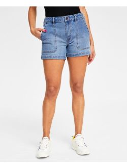 Jeans Women's Mid Rise Utility Denim Shorts