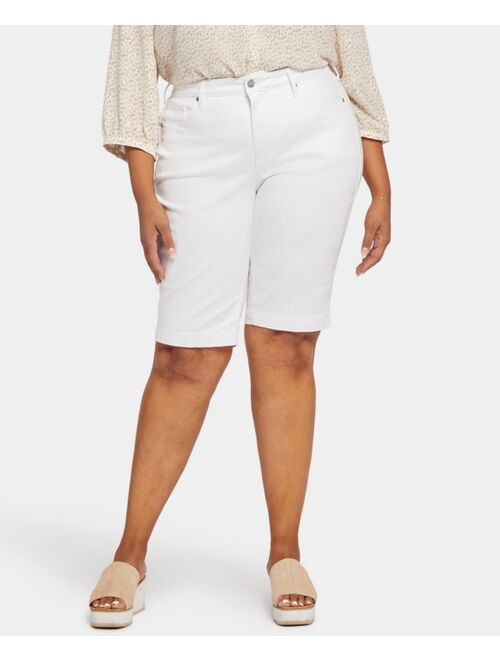 NYDJ Plus Size Tailored Bermuda Shorts