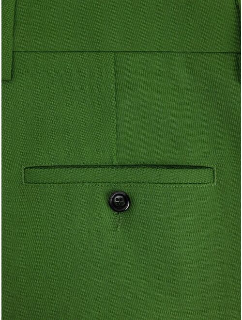 AMI Paris folded detail tapered trousers